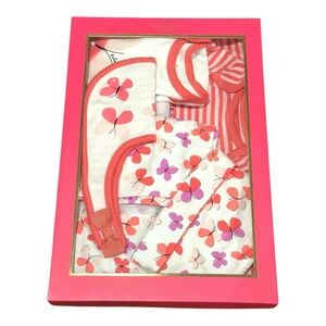 Kate Spade 9 mos 7-piece Matching Set - Pink and White